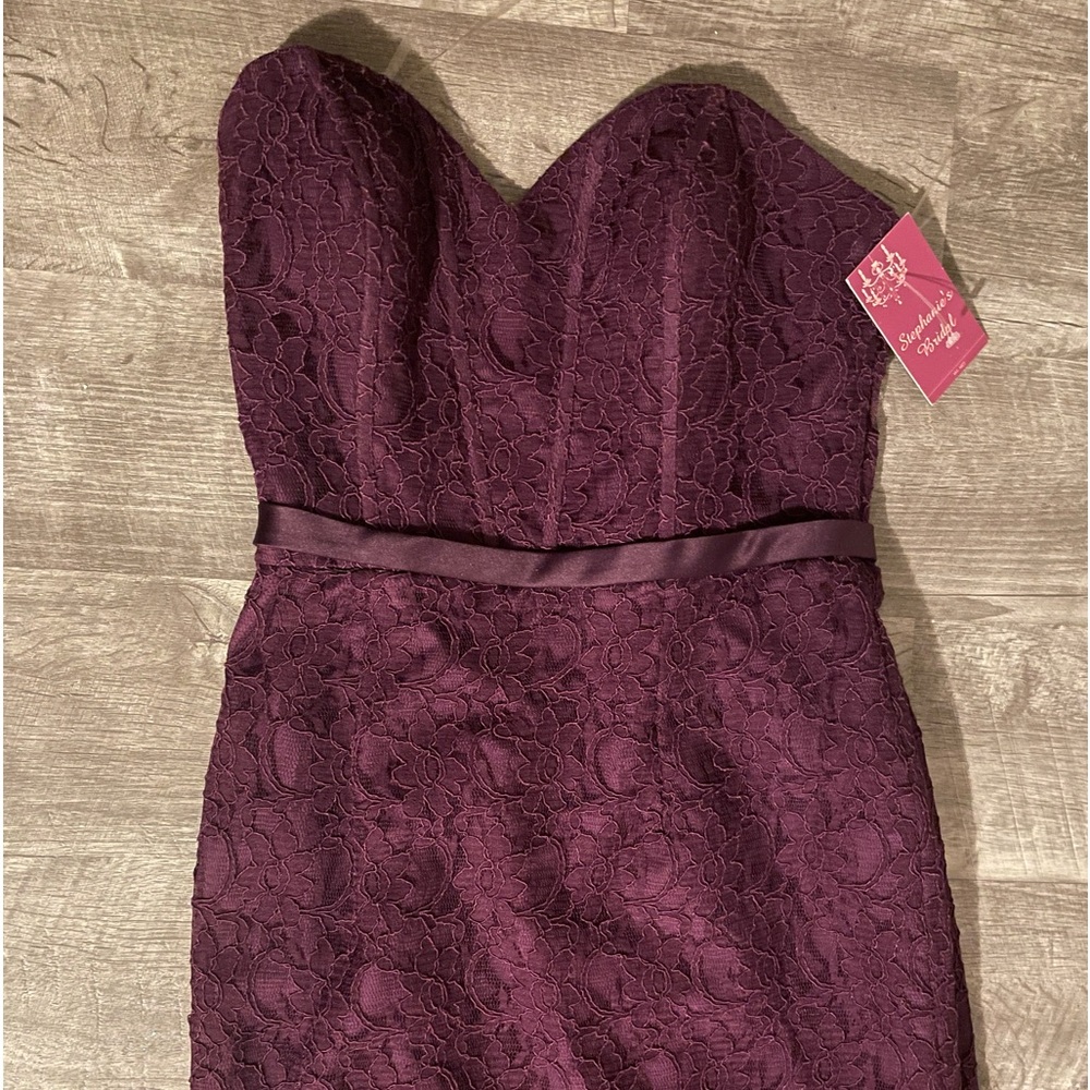 purple dress